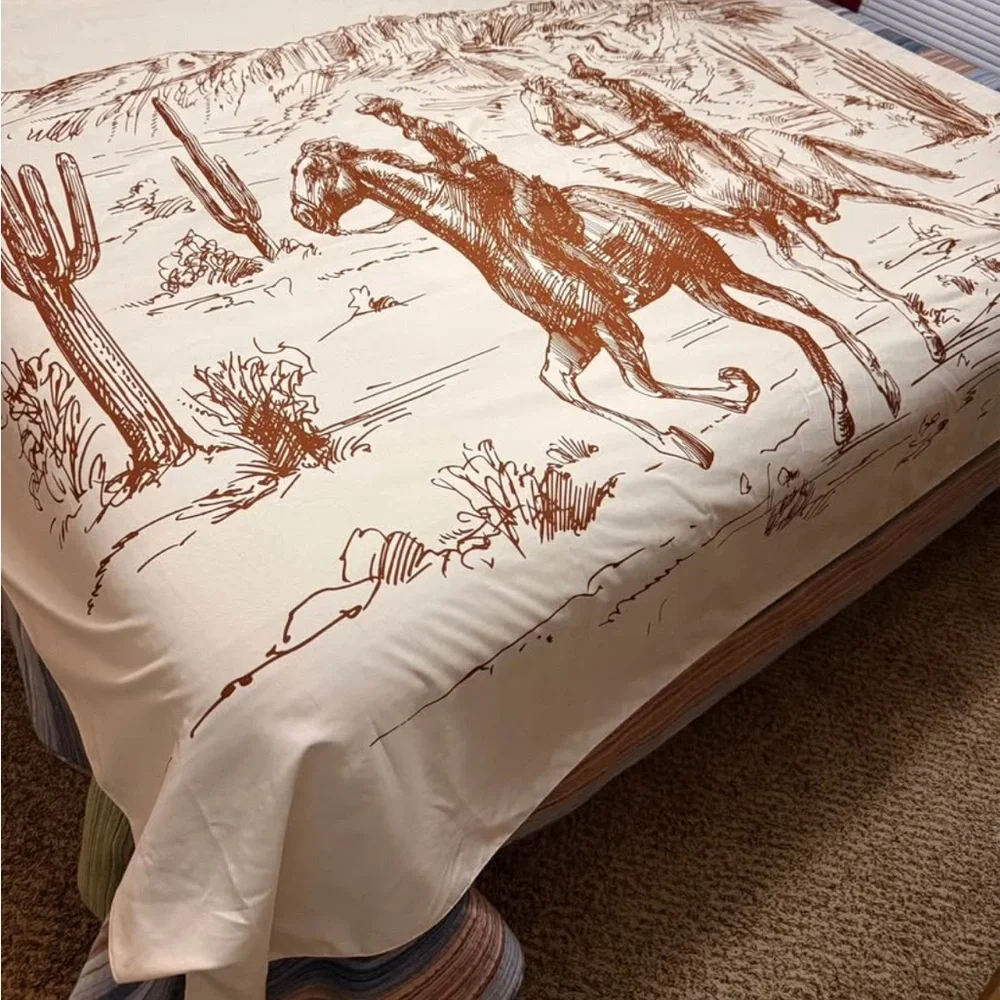 60” x 80” Western Desert Tapestry